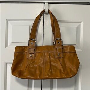 Coach Brown Leather Shoulder Bag